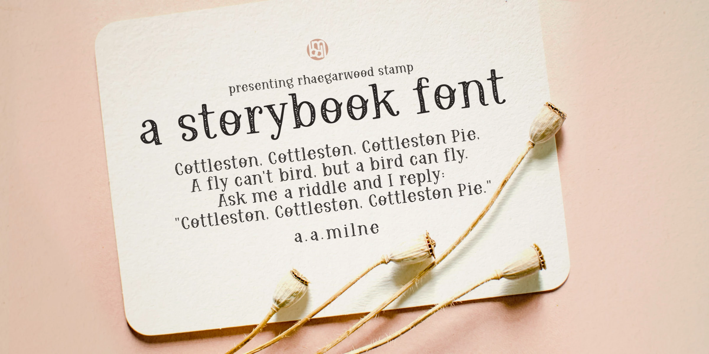 Rhaegarwood Stamp font