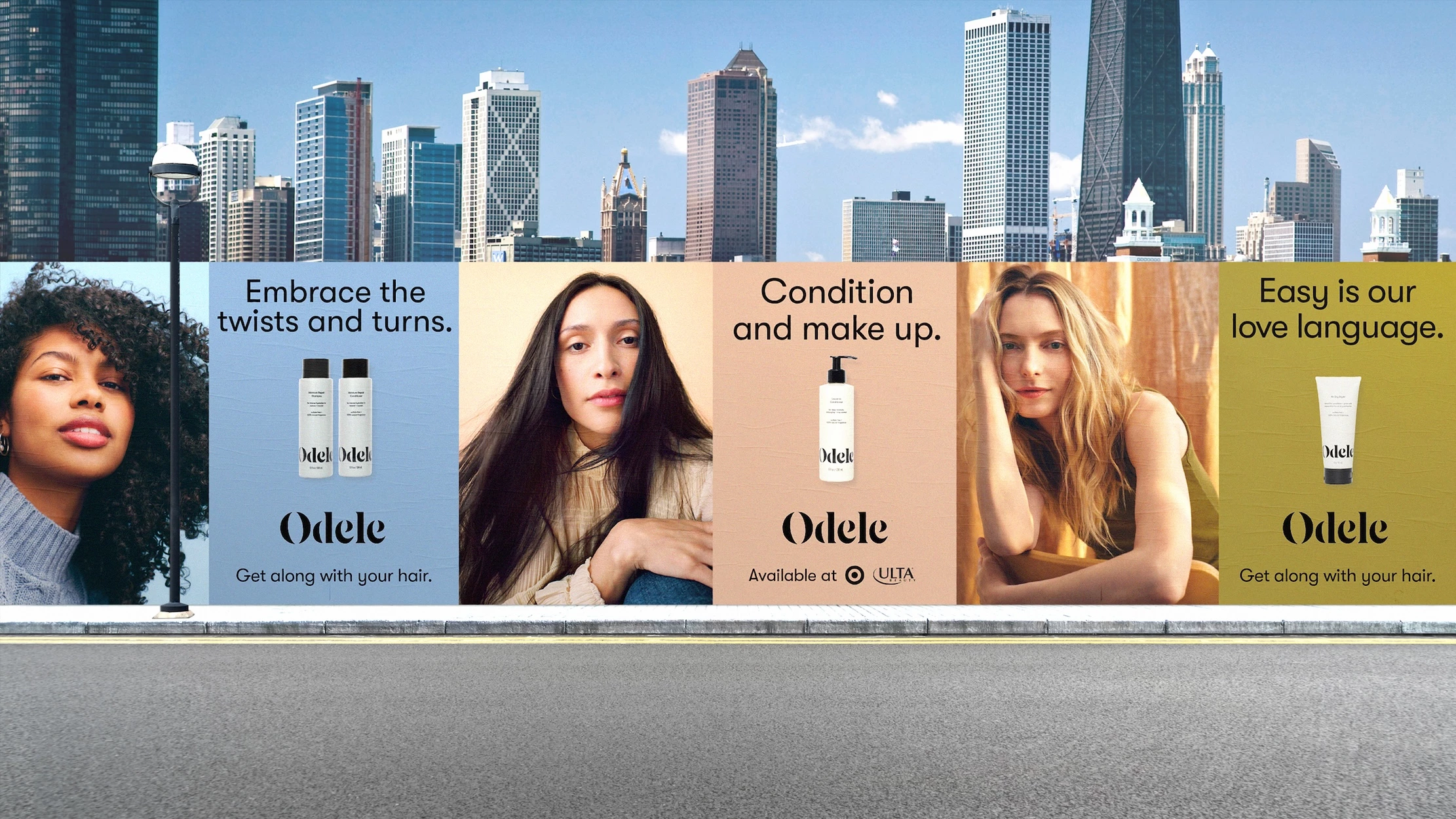 A sample of Odele's OOH ad in Chicago.