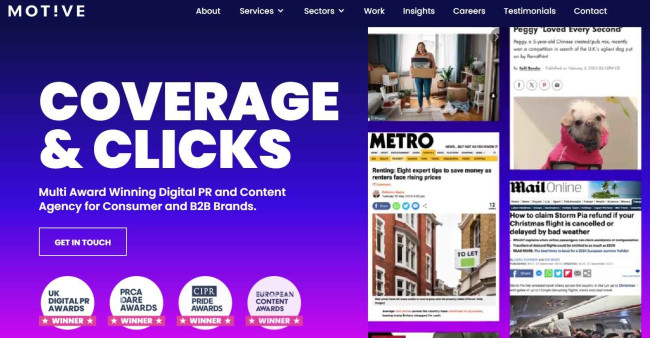 Digital PR - Motive PR