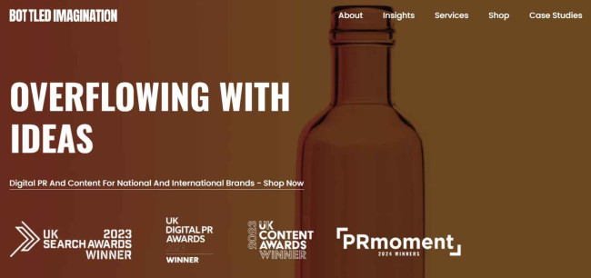 Digital PR - Bottled Imagination