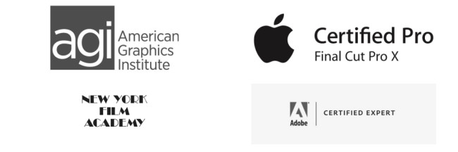 Training Video Production Certificates: Adobe Certified Expert (ACE) Certified Video Producer (CVP) from the American Graphics Institute Apple's Final Cut Pro X Certification The Digital Video Production Certificate from the New York Film Academy