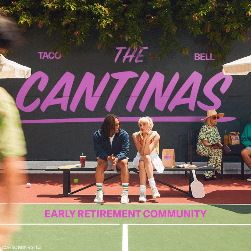 Promotional posters for 'The Cantina' | Source: Taco Bell