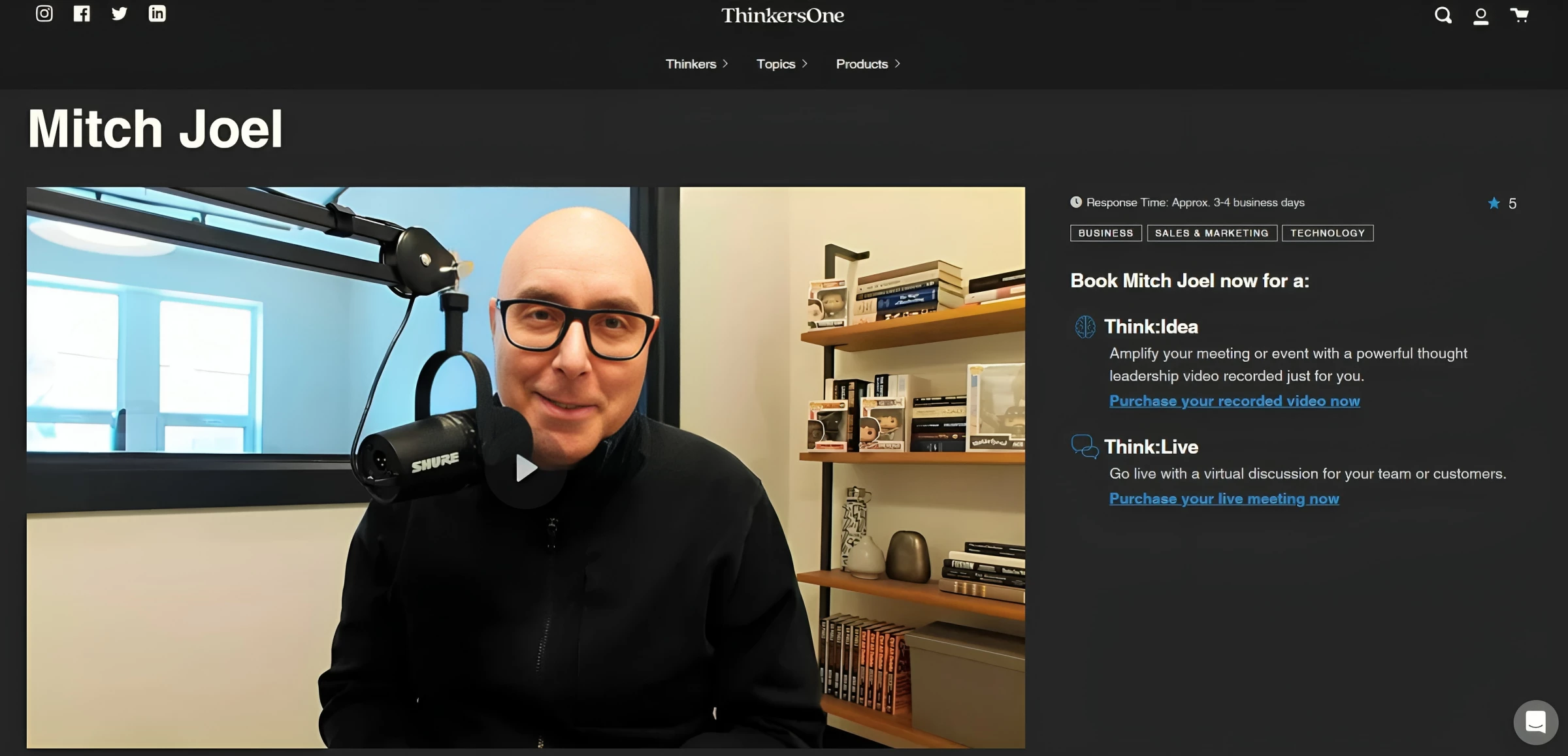 Mitch Joel offering thought leadership to businesses