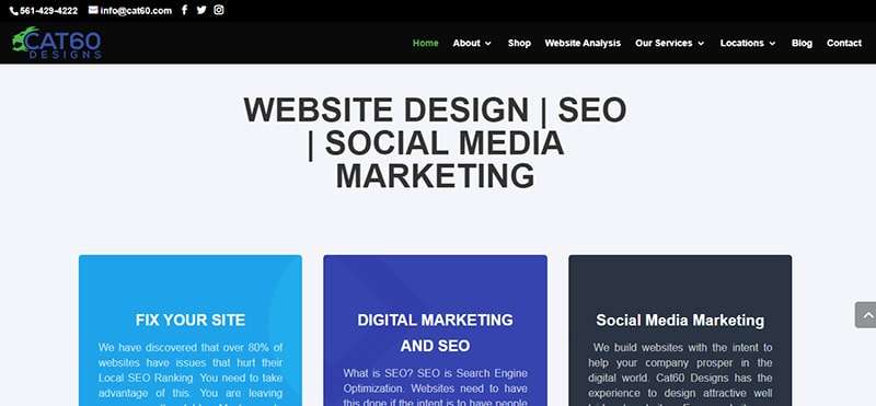 Miami Website Design Firm Cat-60-Designs-Company Site Cat-60-Designs-Company