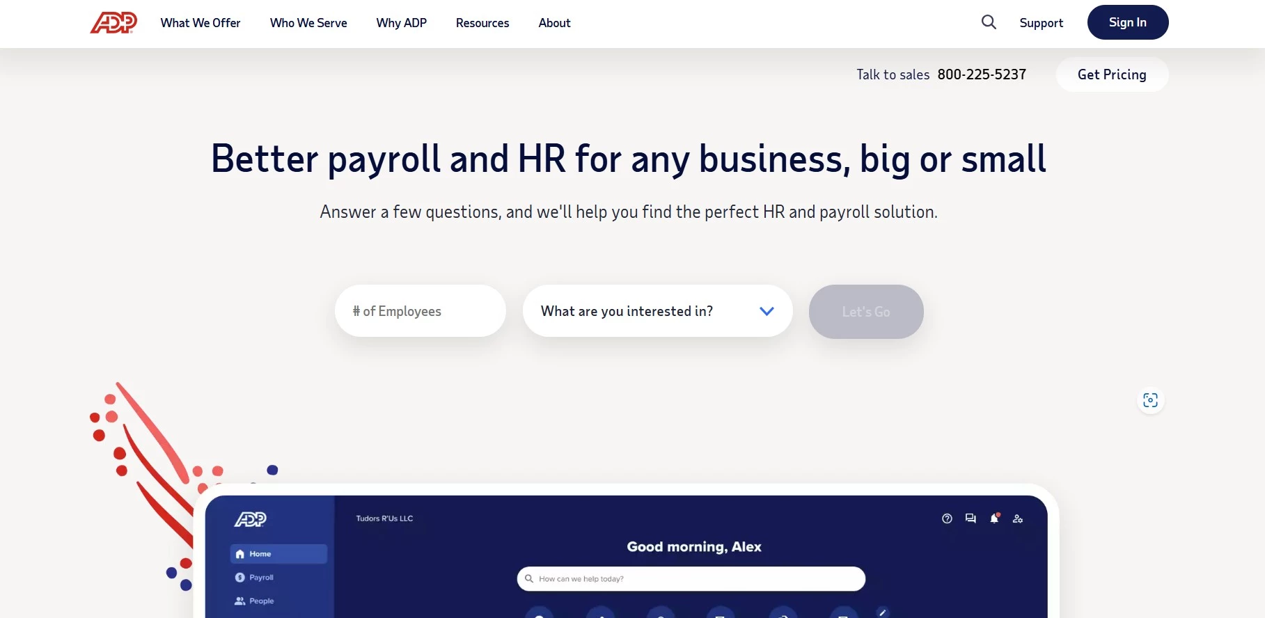 ADP Screenshot