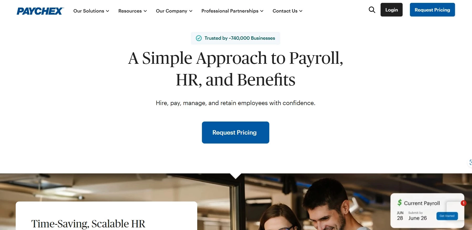Paychex Screenshot