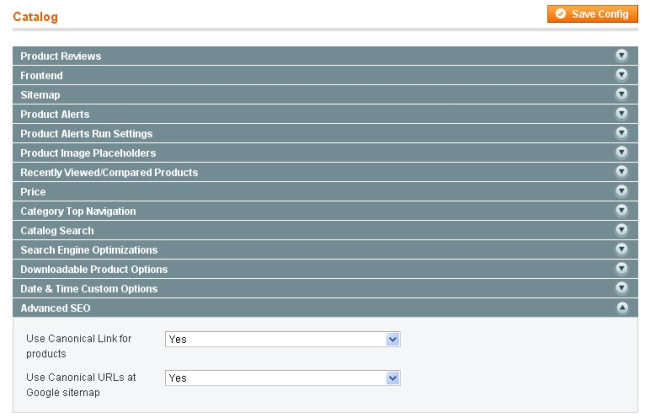 Ultimate SEO Suite plugin by Aheadworks has an easy configuration for catalogs