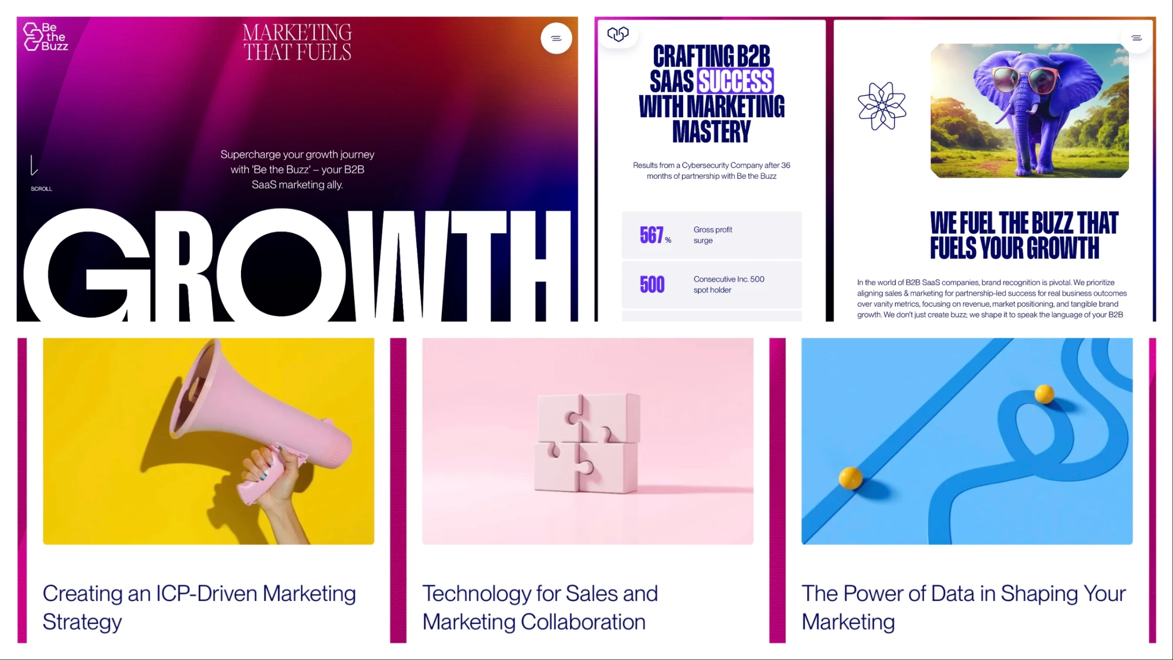 DesignRush awards the best web design for July to Buzzworthy Studio.