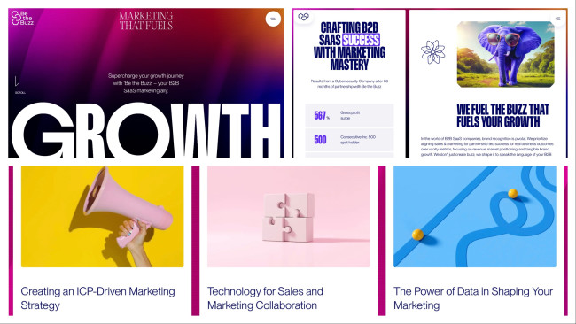 DesignRush awards the best web design for July to Buzzworthy Studio.