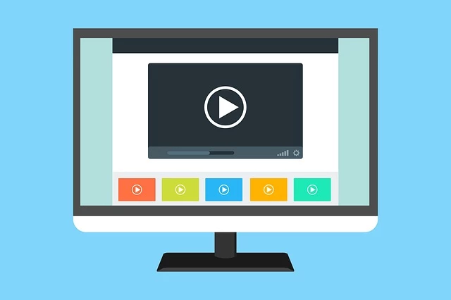 Website with video player Website with video player