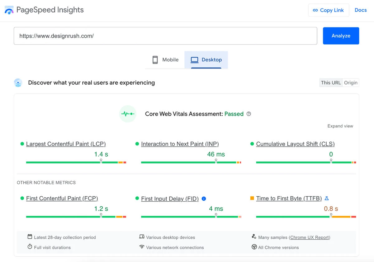 Google PageSpeed Insights for Performance Metrics Google PageSpeed Insights for Performance Metrics