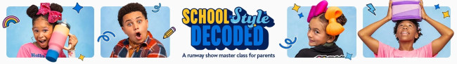 Walmart created a dedicated webpage for "School Style Decoded" on its website.