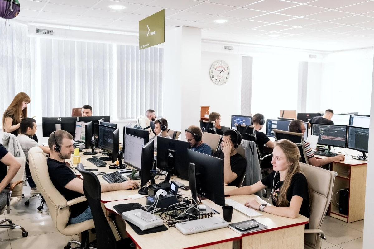 Wezom's Team Office in their HQ
