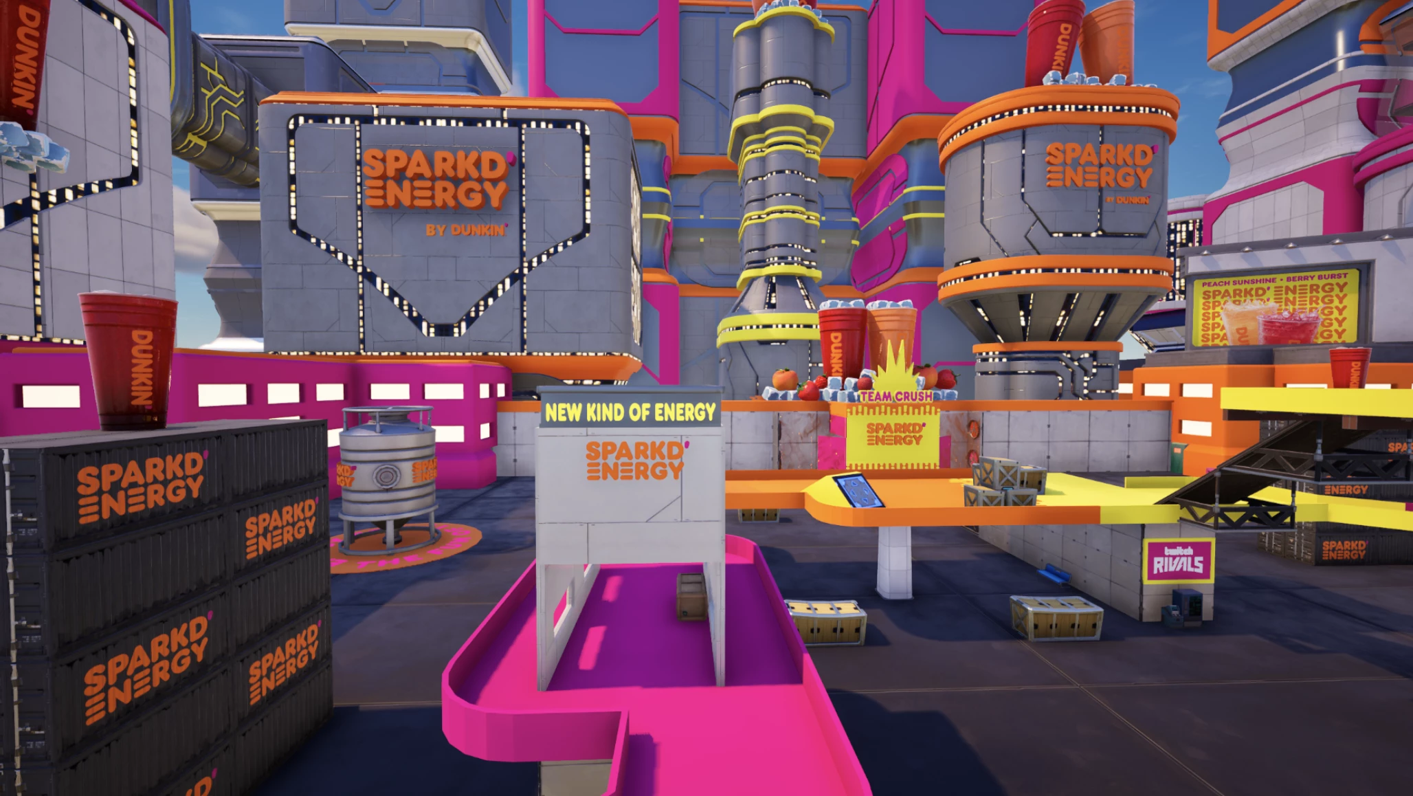 The SPARKD' Energy Mini Games Map | Source: Dunkin' The SPARKD' Energy Mini Games Map | Source: Dunkin'