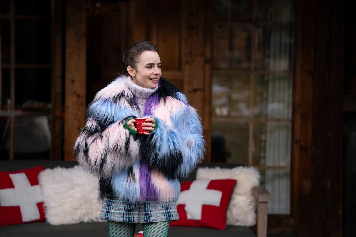 Netflix gave a preview of Emily's European fashion for season 4.