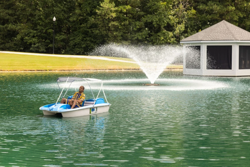 Ludacris on a lake
