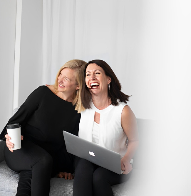 Megan and Nicole Satterwhite, co-CEOs and owners of Willoughby Design