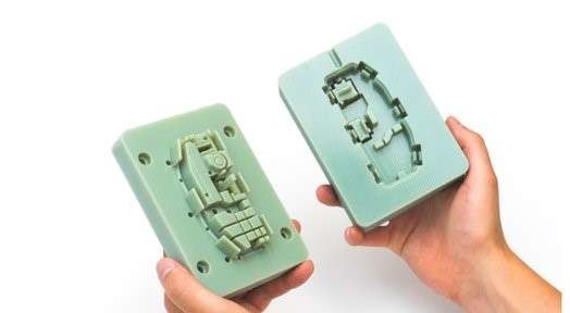 3d printed injection mold made from Digital ABS