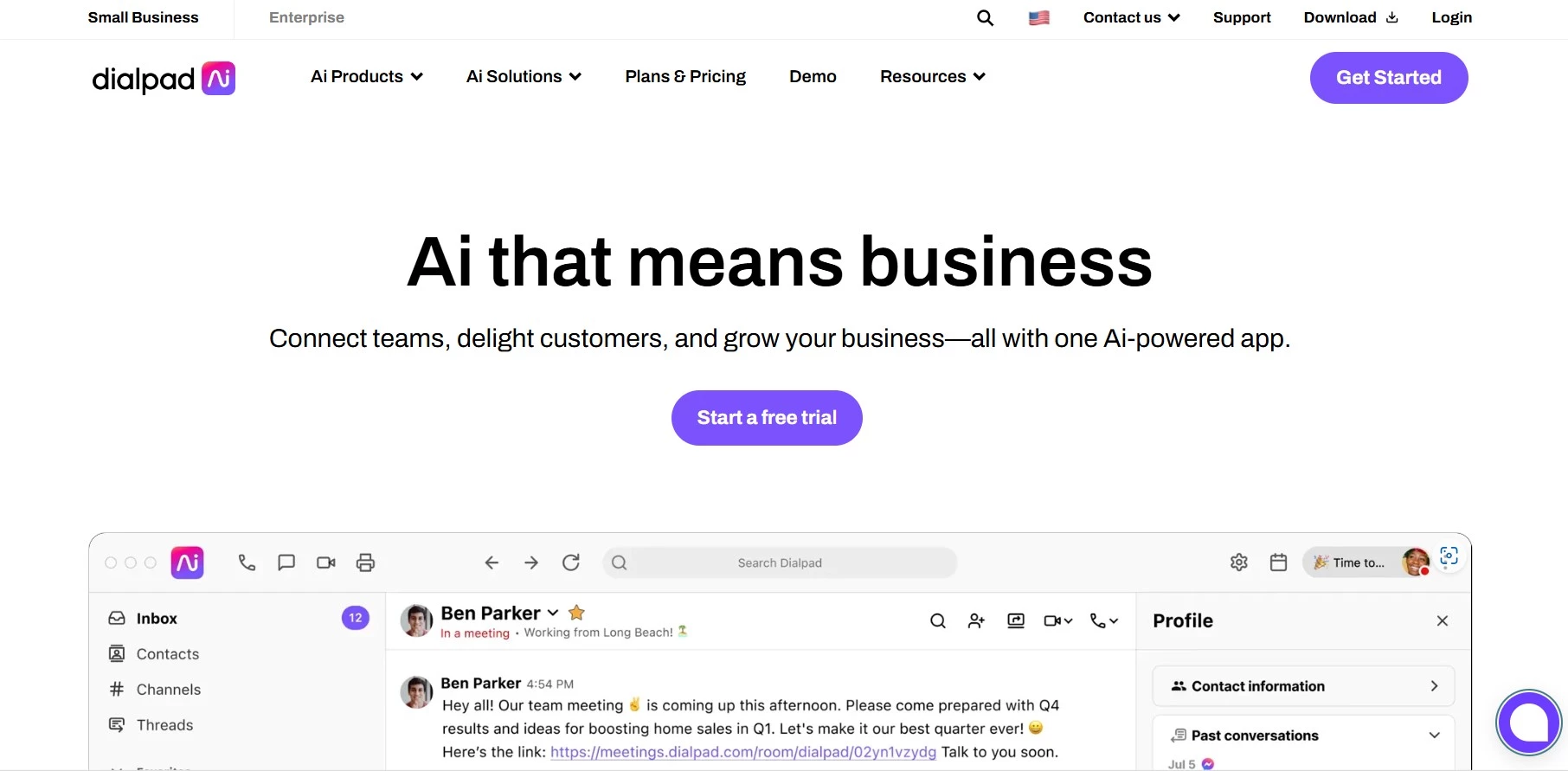 Dialpad AI Contact Center Dialpad AI Contact Center