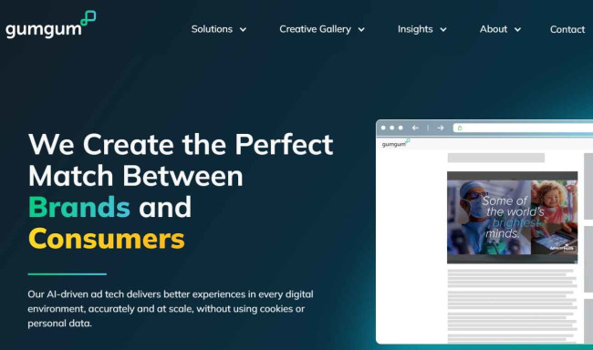 GumGum homepage-screenshot GumGum homepage-screenshot