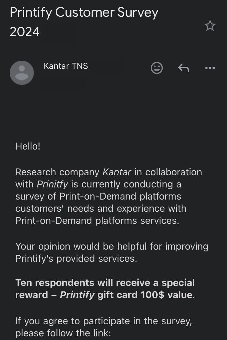 Feedback Emails
