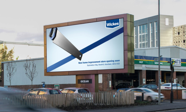Wickes' OOH Ad | Source: Wickes