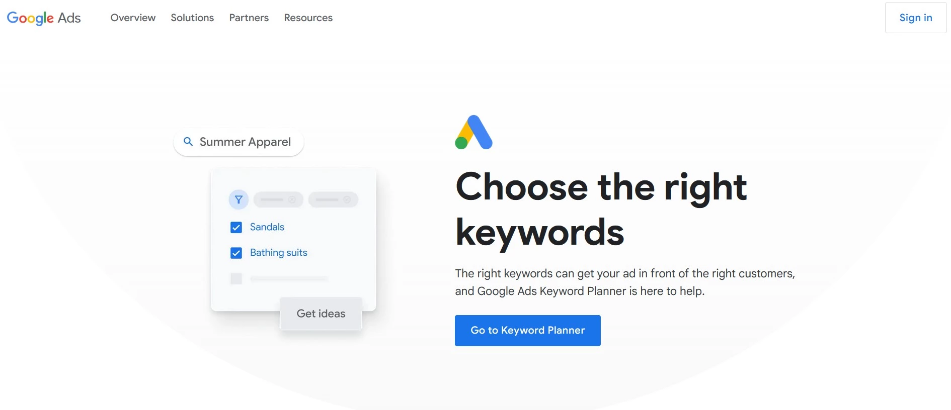 Google Keyword Planner (Google Ads) 