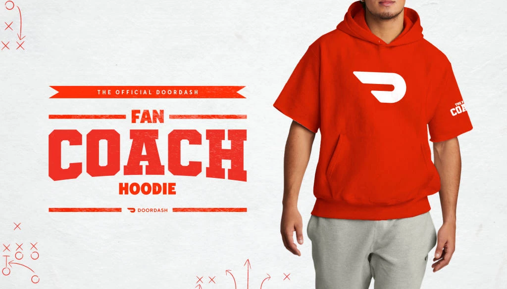 DoorDash Fan Coach Hoodie