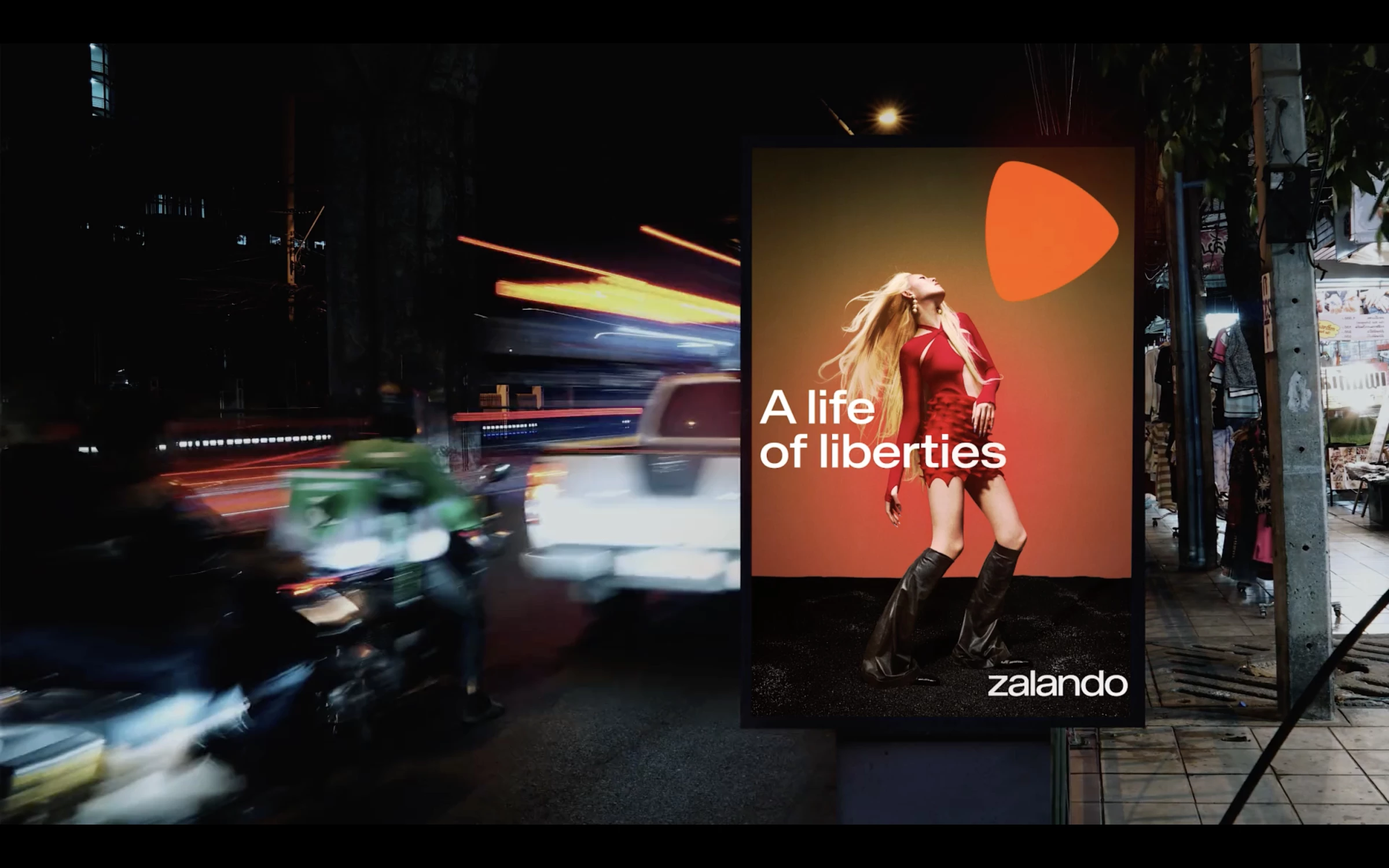 Zalando showcases its refreshed brand identity.