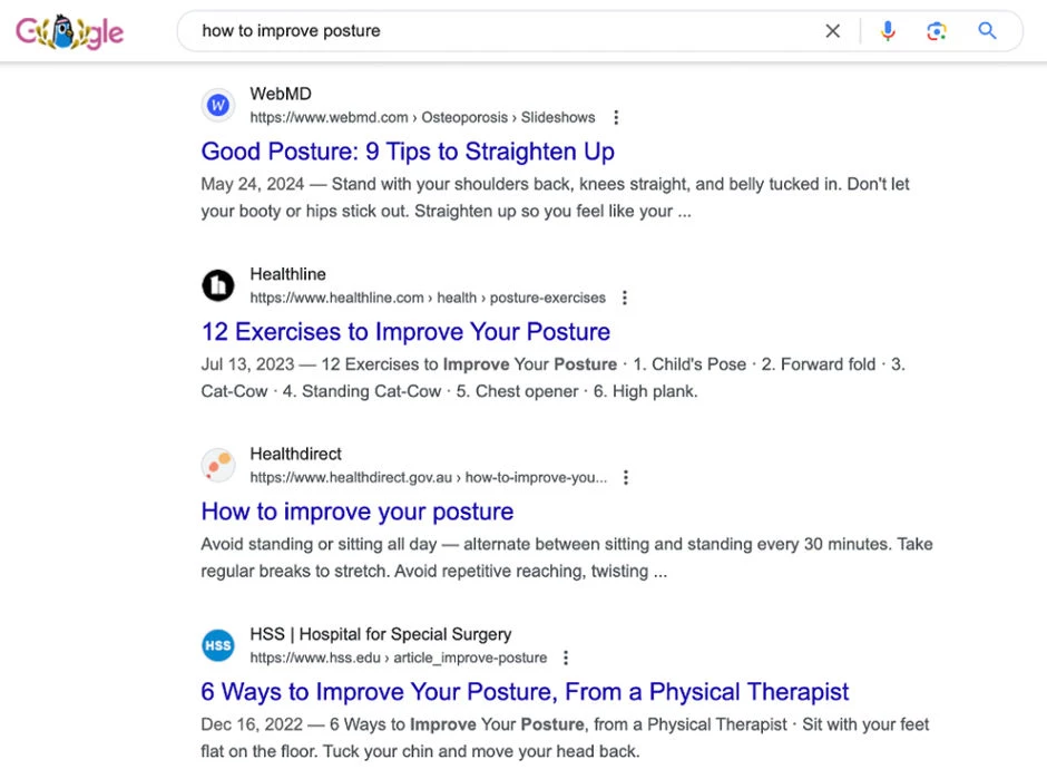 Focus on Search Intent