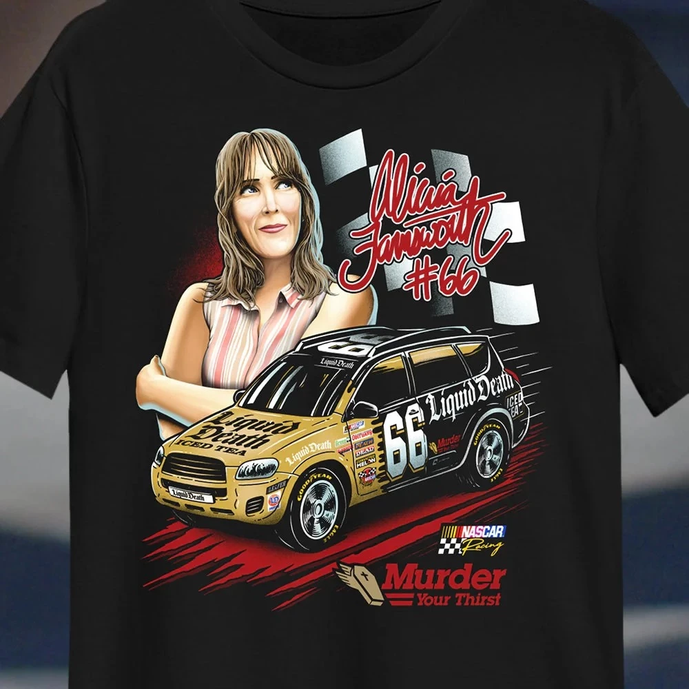 Liquid Death custom Nascar shirt