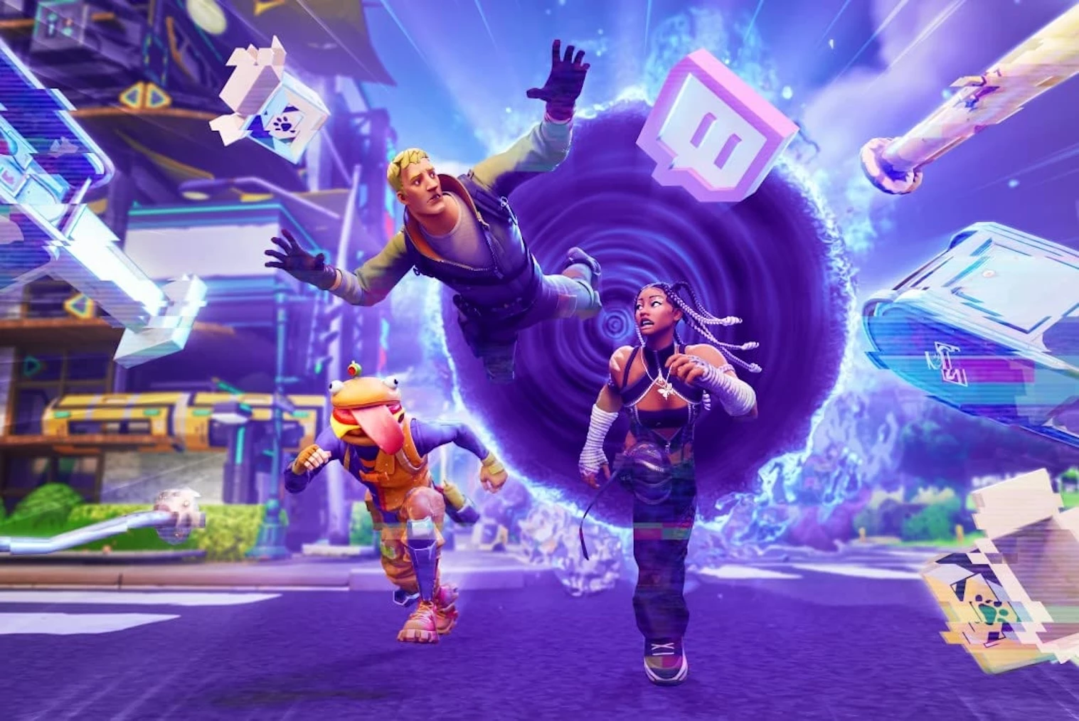 Amazon and Twitch's 'The Glitch' in Fortnite
