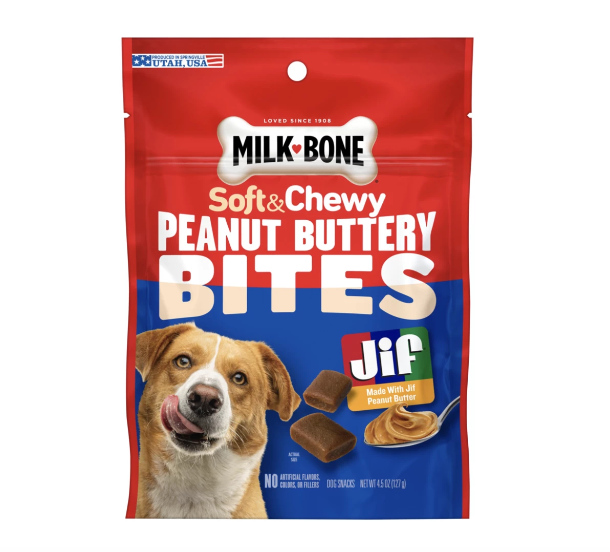 Milk-Bone Soft & Chewy Peanut Buttery Bites | Source: Milk-Bone