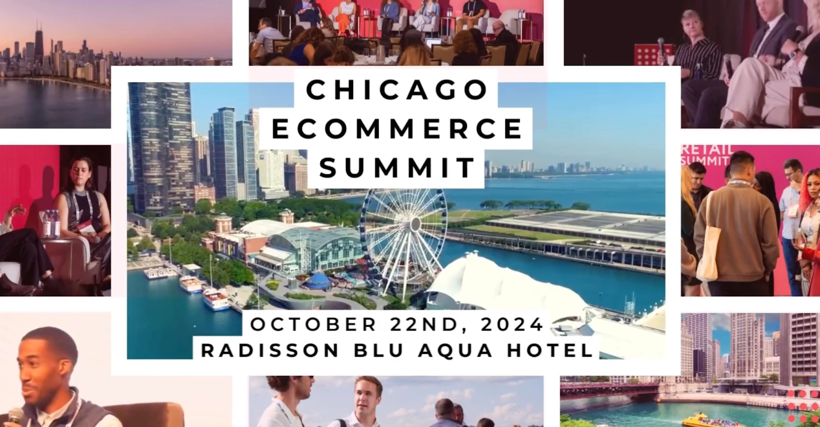 The Chicago eCommerce Summit will take place on October 22 at the Radisson Blu Aqua Hotel.