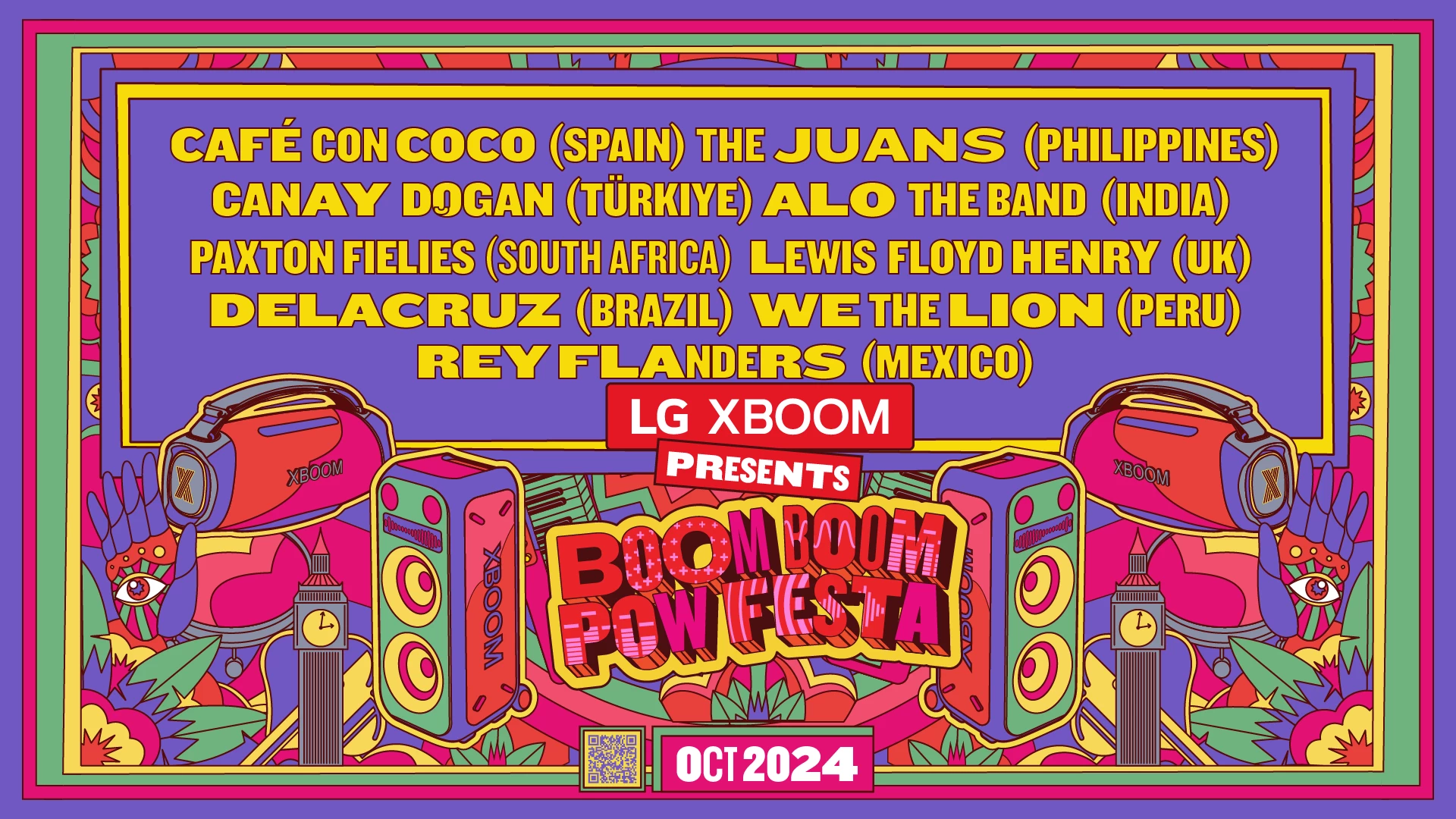 LG Boom Boom Pow Festa lineup