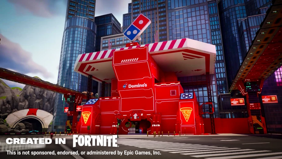 Special Domino's-Themed 'The Glitch' Map | Source: Domino's