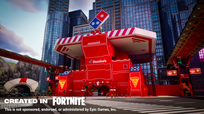 Special Domino's-Themed 'The Glitch' Map | Source: Domino's