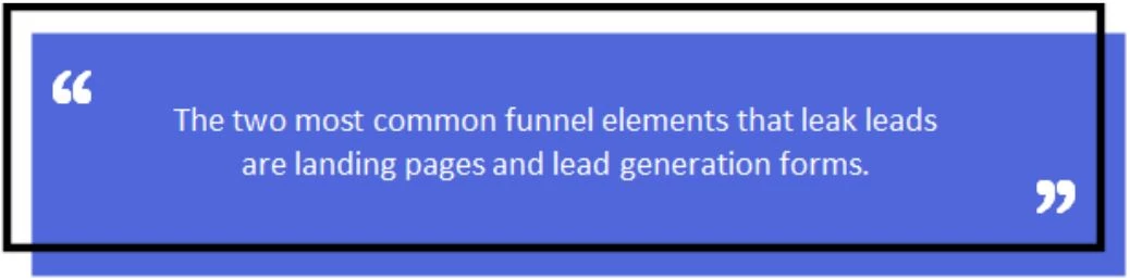 most common funnel elements