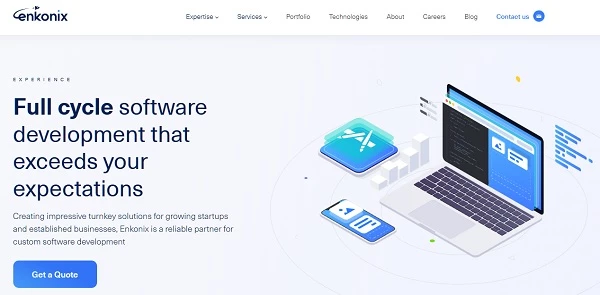 Enkonix homepage
