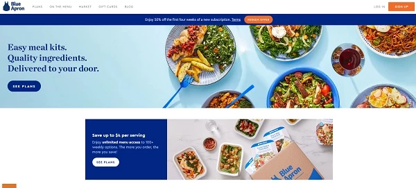 blue-apron-homepage Blue Apron homepage