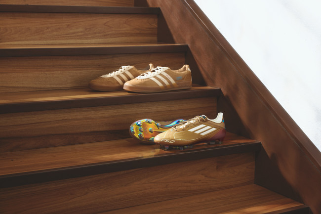The Adidas Gazelle and F50 cleat The Adidas Gazelle and F50 cleat