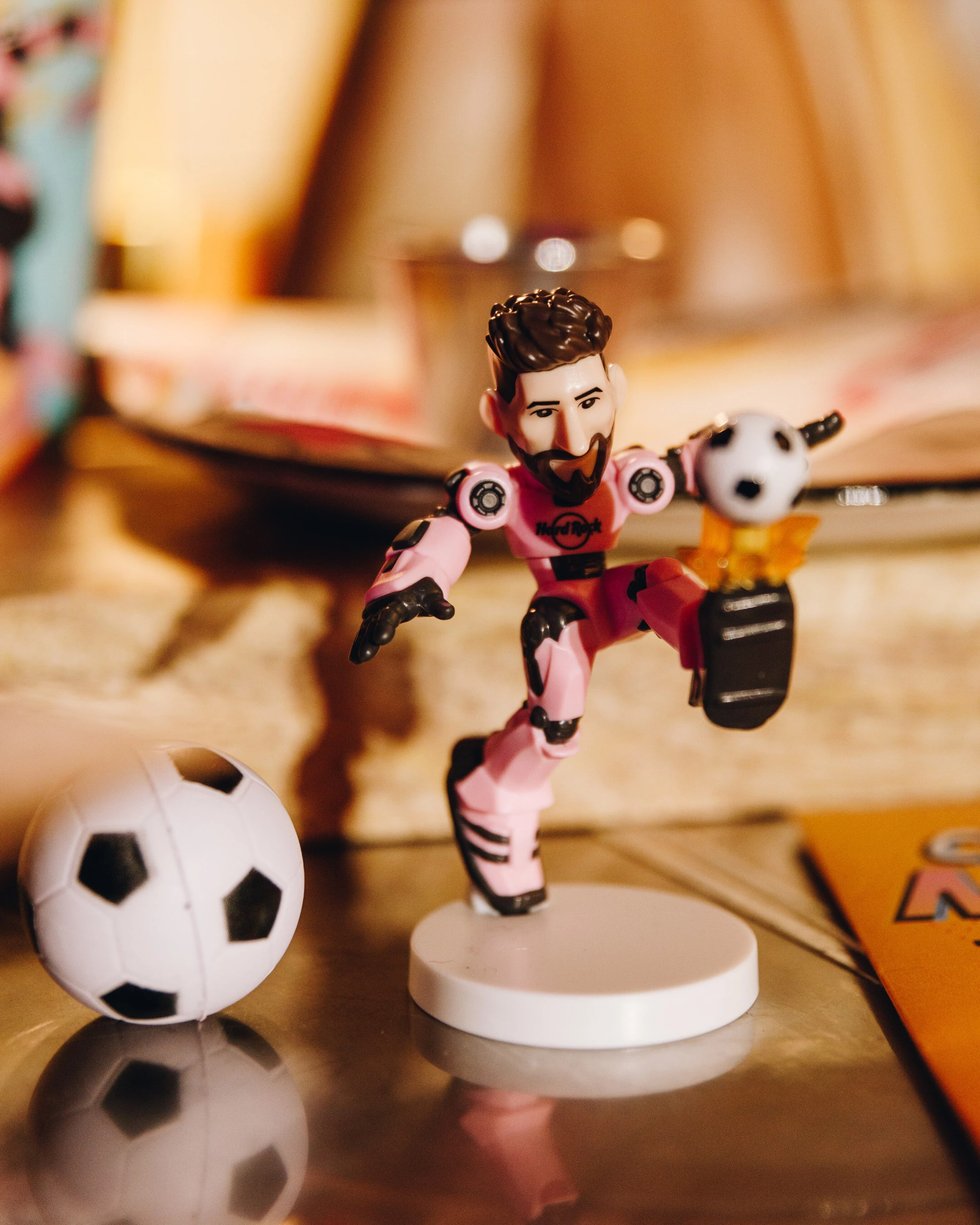 Hard Rock's Captain Messi toy