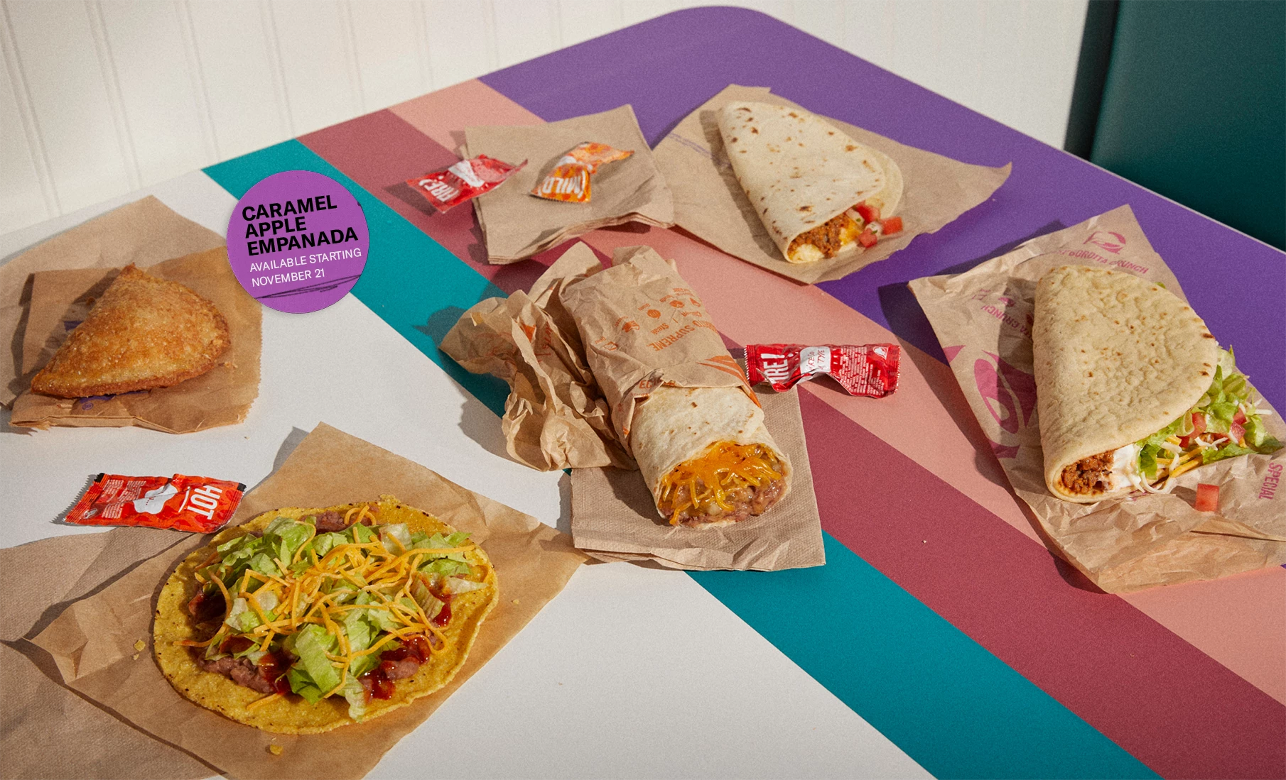 The Taco Bell Decades Menu