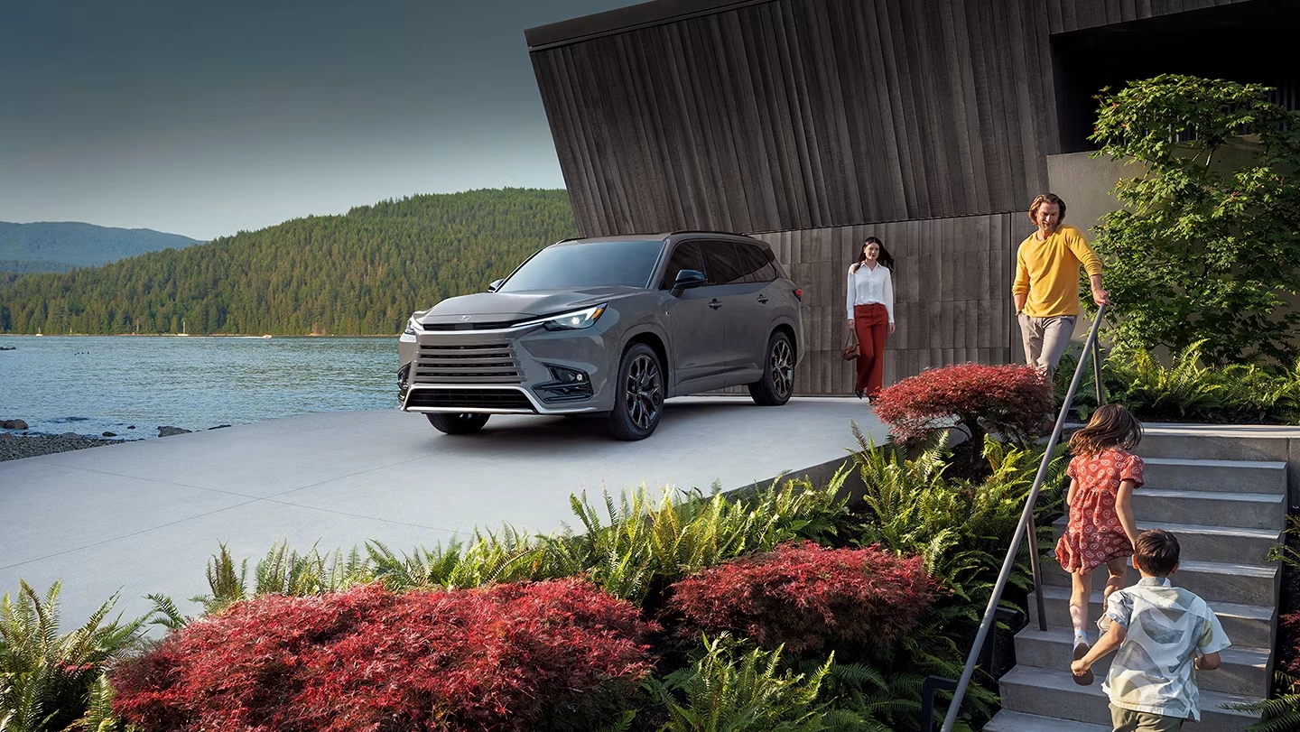 The Lexus TX is marketed as a family SUV.