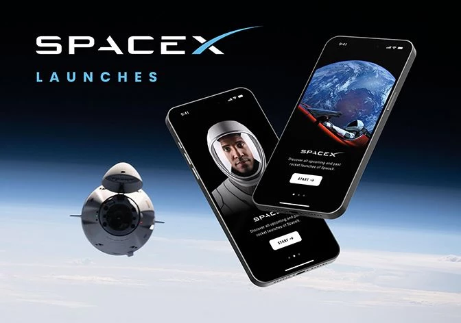 Spacex Accessible App Design