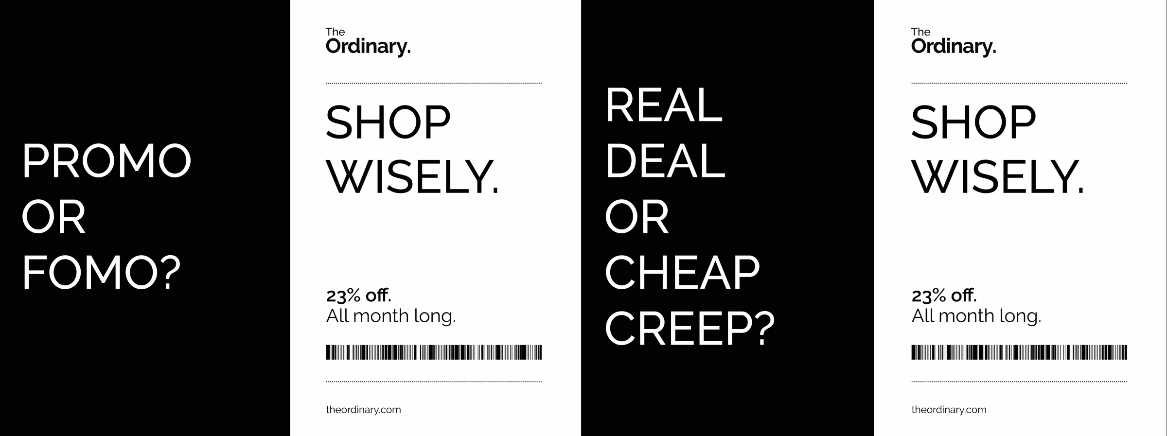 A set of posters for The Ordinary's latest campaign A set of posters for The Ordinary's latest campaign
