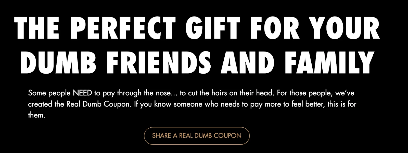 Screenshot from the Supercuts campaign site