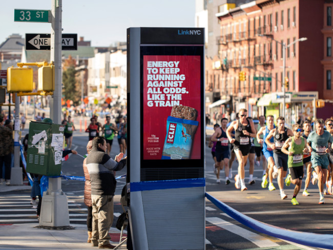 Clif Bar's OOH Spot | Source: Clif Bar