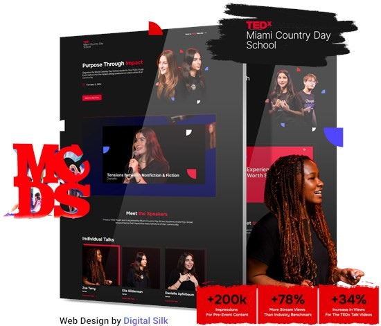 MCDS's TEDx Youth Event Promoted by Digital Silk