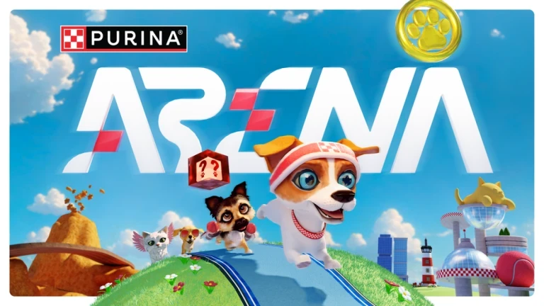 Pets race in Purina Arena